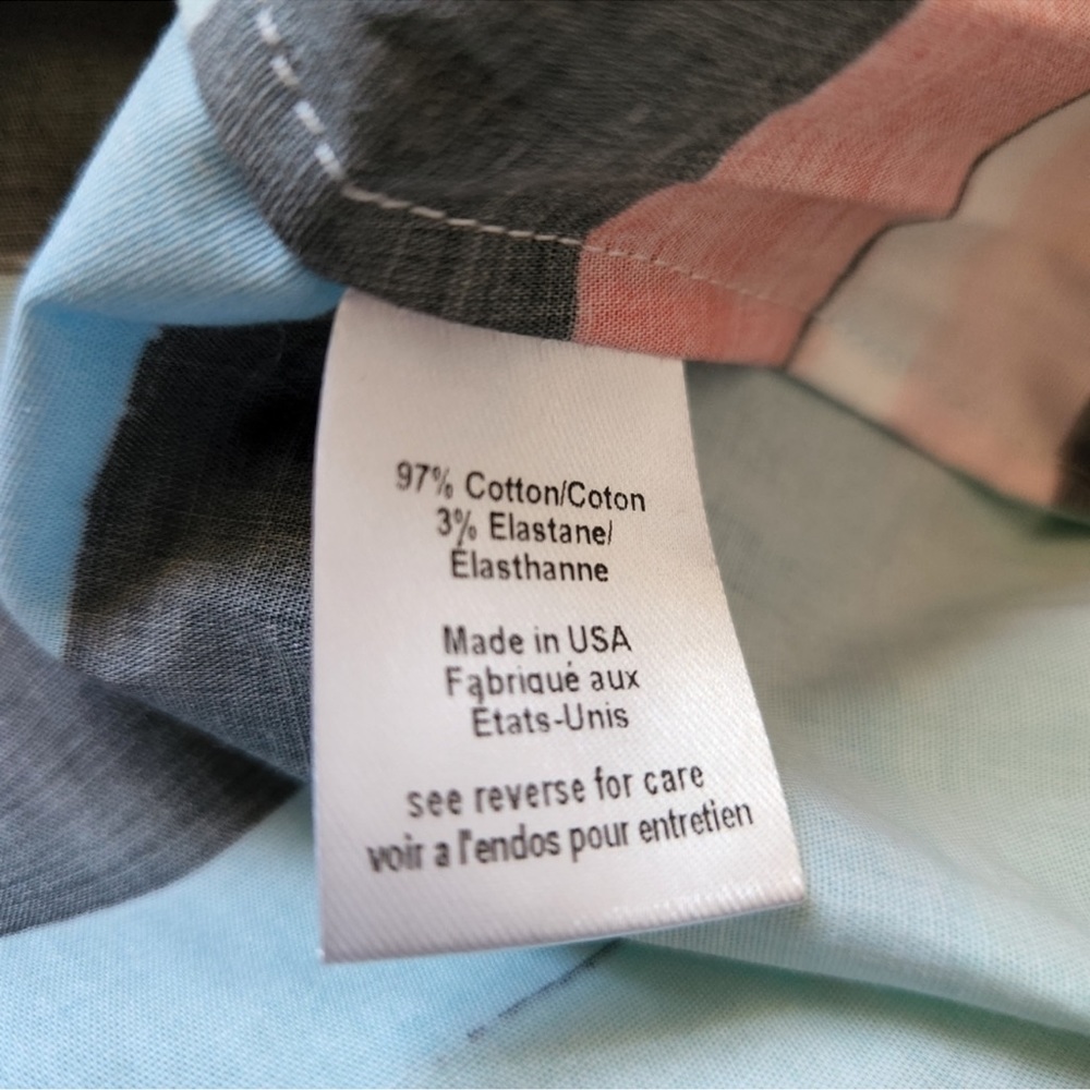 Caroline Constas White and Pink Oversized Crop Blouse - Picture 7 of 8